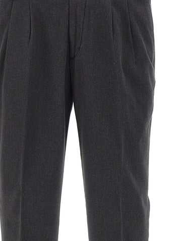 DEVORE Pantaloni in misto cotone BLACK Uomo 