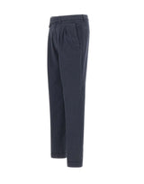 DEVORE Pantaloni in misto cotone BLUE Uomo 