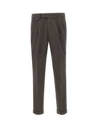 DEVORE Pantaloni in misto cotone BROWN Uomo 
