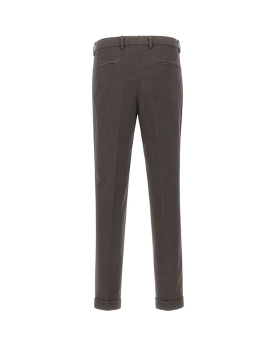 DEVORE Pantaloni in misto cotone BROWN Uomo 
