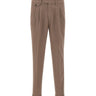 DEVORE Pantaloni in misto cotone BROWN Uomo 
