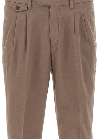 DEVORE Pantaloni in misto cotone BROWN Uomo 