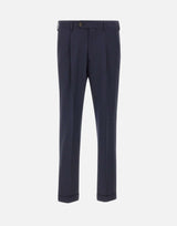 DEVORE Pantalone in misto lana BLUE Uomo 