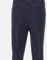DEVORE Pantalone in misto lana BLUE Uomo 