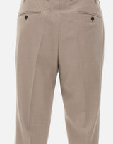 DEVORE Pantalone in misto lana BEIGE Uomo 
