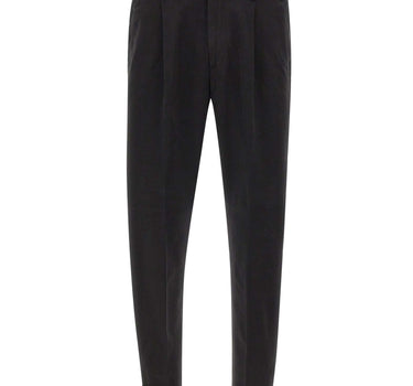 DEVORE Pantaloni in cotone BLACK Uomo 