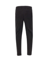 DEVORE Pantaloni in cotone BLACK Uomo 