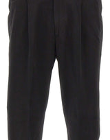DEVORE Pantaloni in cotone BLACK Uomo 