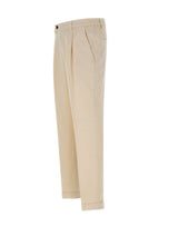 DEVORE Pantaloni in cotone WHITE Uomo 