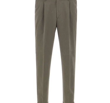 DEVORE Pantaloni in cotone GREY Uomo 