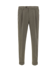 DEVORE Pantaloni in cotone GREY Uomo 