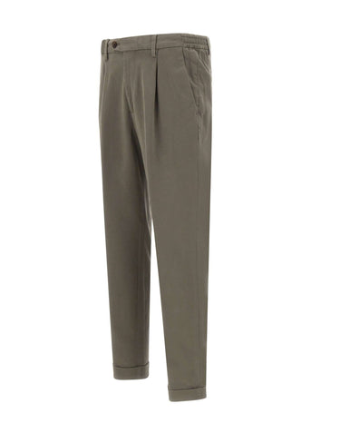 DEVORE Pantaloni in cotone GREY Uomo 