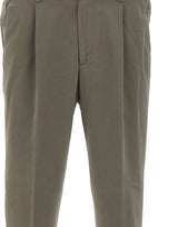DEVORE Pantaloni in cotone GREY Uomo 