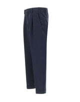 DEVORE Pantaloni in cotone BLUE Uomo 