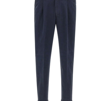DEVORE Pantaloni in cotone BLUE Uomo 
