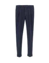 DEVORE Pantaloni in cotone BLUE Uomo 