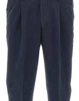 DEVORE Pantaloni in cotone BLUE Uomo 