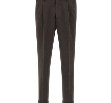 DEVORE Pantaloni in cotone BROWN Uomo 