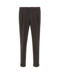 DEVORE Pantaloni in cotone BROWN Uomo 