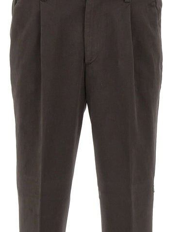 DEVORE Pantaloni in cotone BROWN Uomo 