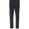 DEVORE Pantaloni in misto lana con pinces BLUE Uomo 