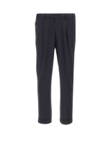 DEVORE Pantaloni in misto lana con pinces BLUE Uomo 