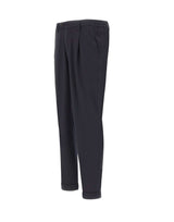 DEVORE Pantaloni in misto lana con pinces BLUE Uomo 