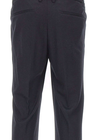 DEVORE Pantaloni in misto lana con pinces BLUE Uomo 