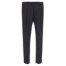 DEVORE Pantalone in misto lana BLACK Uomo 