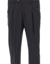 DEVORE Pantalone in misto lana BLACK Uomo 