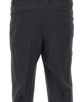 DEVORE Pantalone in misto lana BLACK Uomo 