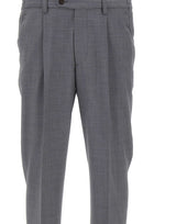 DEVORE Pantalone in misto lana GREY Uomo 