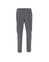 DEVORE Pantalone in misto lana GREY Uomo 
