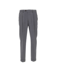 DEVORE Pantalone in misto lana GREY Uomo 