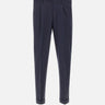 DEVORE Pantalone in misto lana BLUE Uomo 
