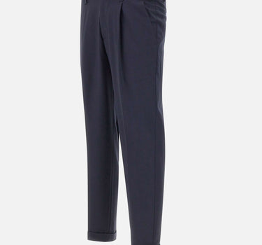 DEVORE Pantalone in misto lana BLUE Uomo 