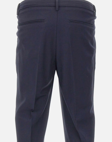 DEVORE Pantalone in misto lana BLUE Uomo 