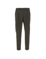 DEVORE Pantalone in misto lana GREEN Uomo 