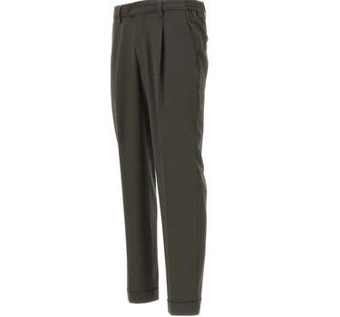 DEVORE Pantalone in misto lana GREEN Uomo 