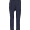 DEVORE Pantaloni in misto lana spazzolata BLUE Uomo 