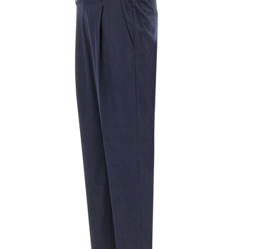 DEVORE Pantaloni in misto lana spazzolata BLUE Uomo 