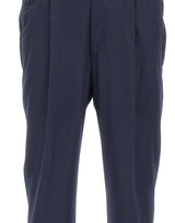DEVORE Pantaloni in misto lana spazzolata BLUE Uomo 