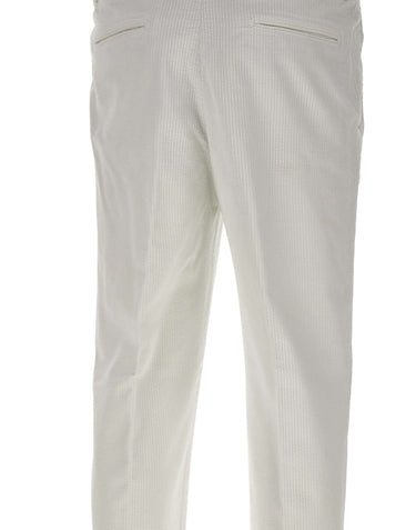 DEVORE Pantalone a costine WHITE Uomo 