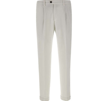 DEVORE Pantalone a costine WHITE Uomo 