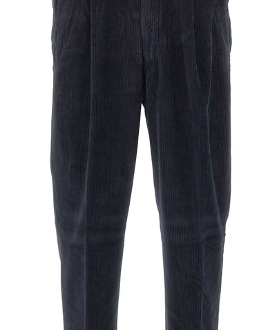 DEVORE Pantalone a costine BLUE Uomo 