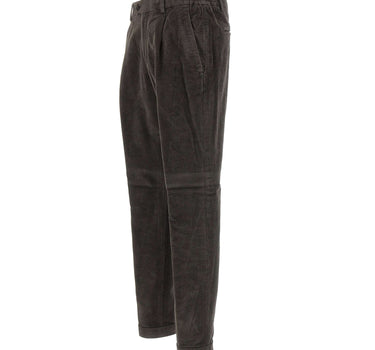 DEVORE Pantalone a costine GREY Uomo 