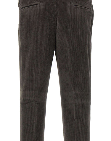 DEVORE Pantalone a costine GREY Uomo 