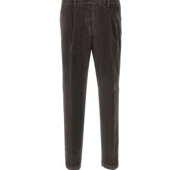 DEVORE Pantalone a costine GREY Uomo 