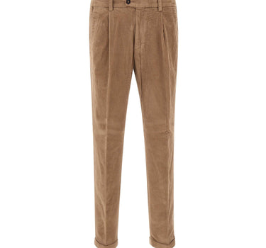 DEVORE Pantalone a costine BEIGE Uomo 