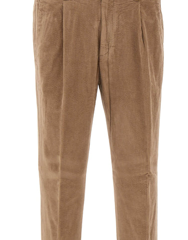 DEVORE Pantalone a costine BEIGE Uomo 